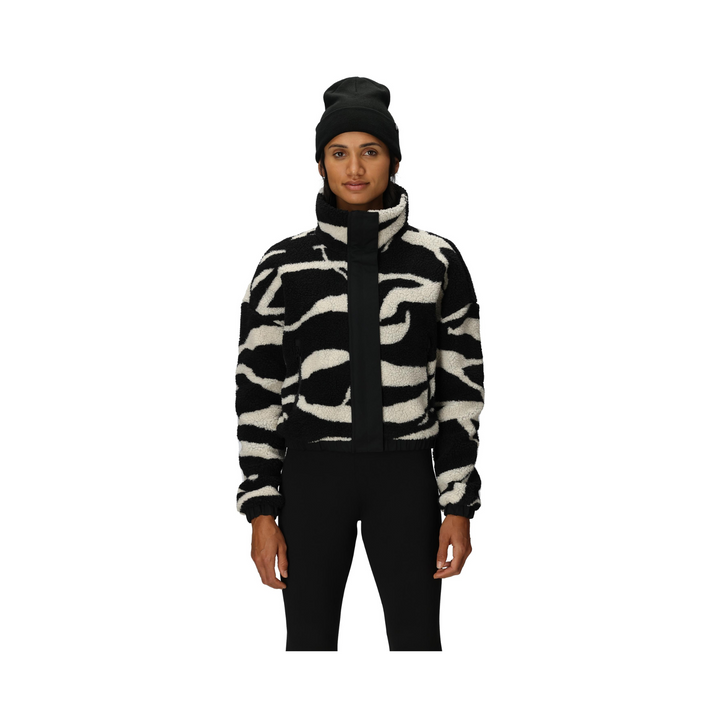 686 - WOMENS OUTPOST SHERPA JACKET BLACK VAPORS - 25/26