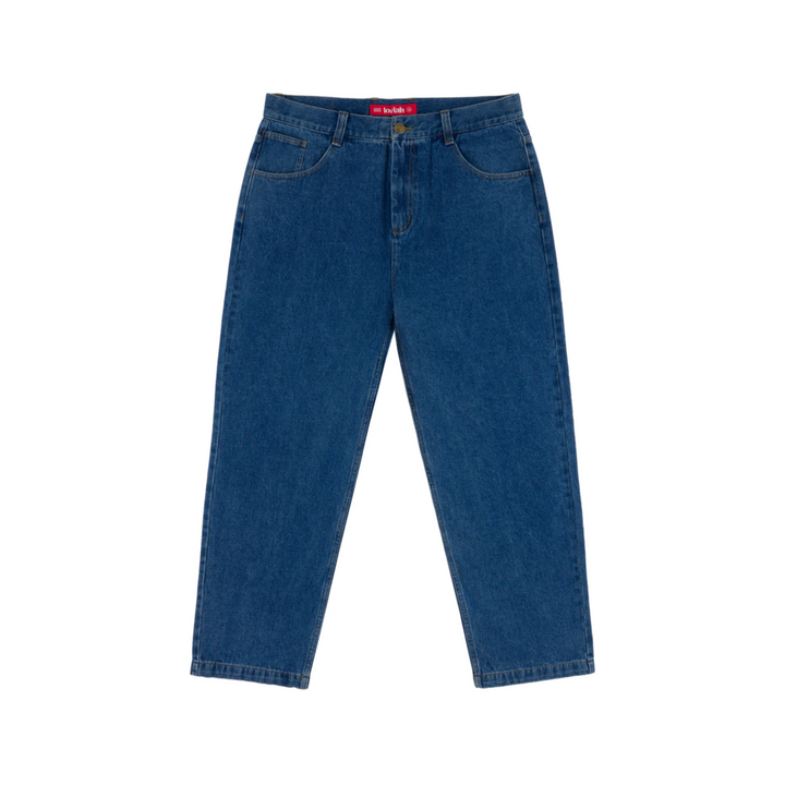 LOVIAH - OG BAGGY 5 POCKET DENIM PANTS MEDIUM INDIGO WASH