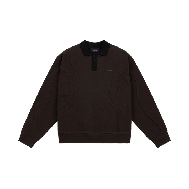 DIME - FRENCH TERRY RUGBY - BROWN -