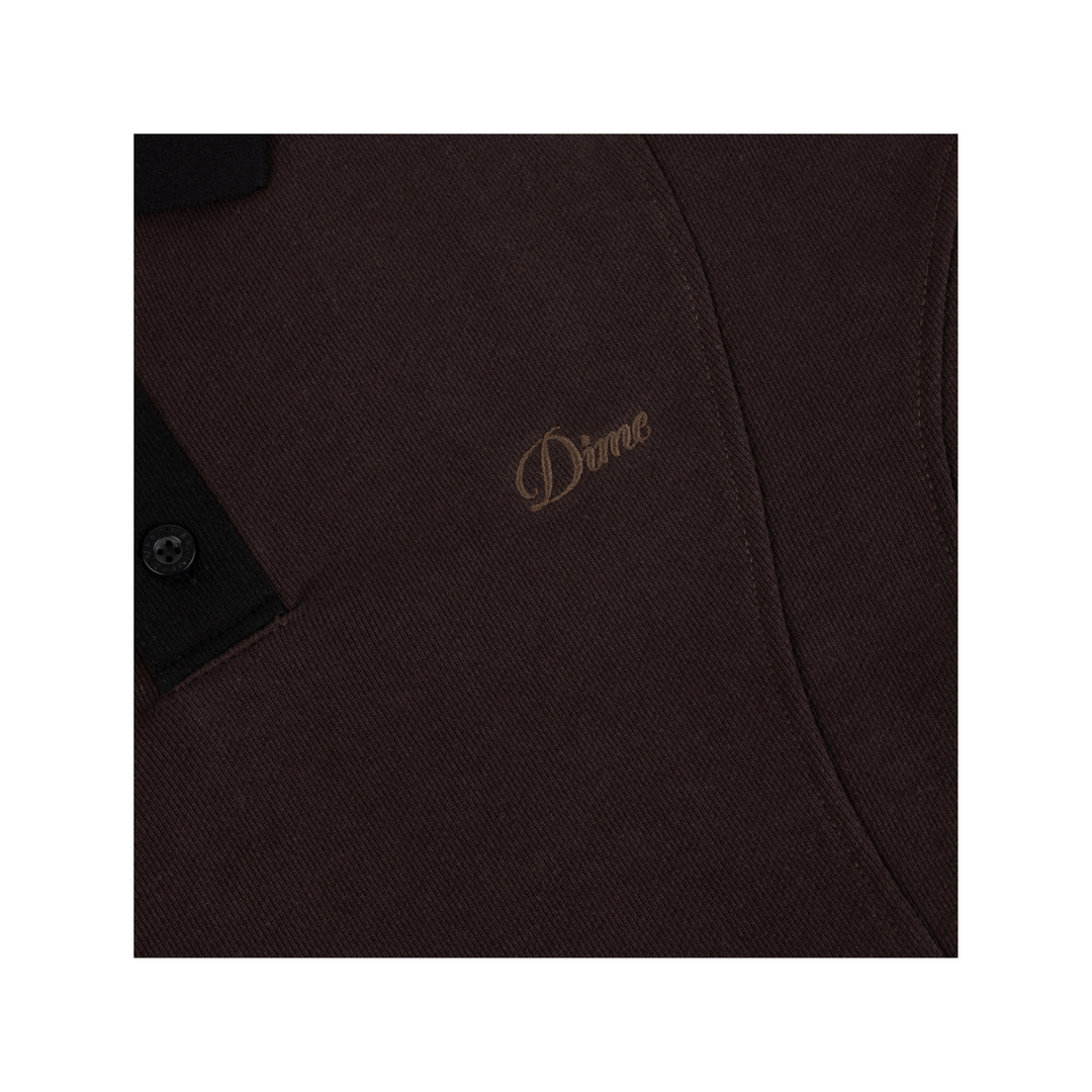 DIME - FRENCH TERRY RUGBY - BROWN -