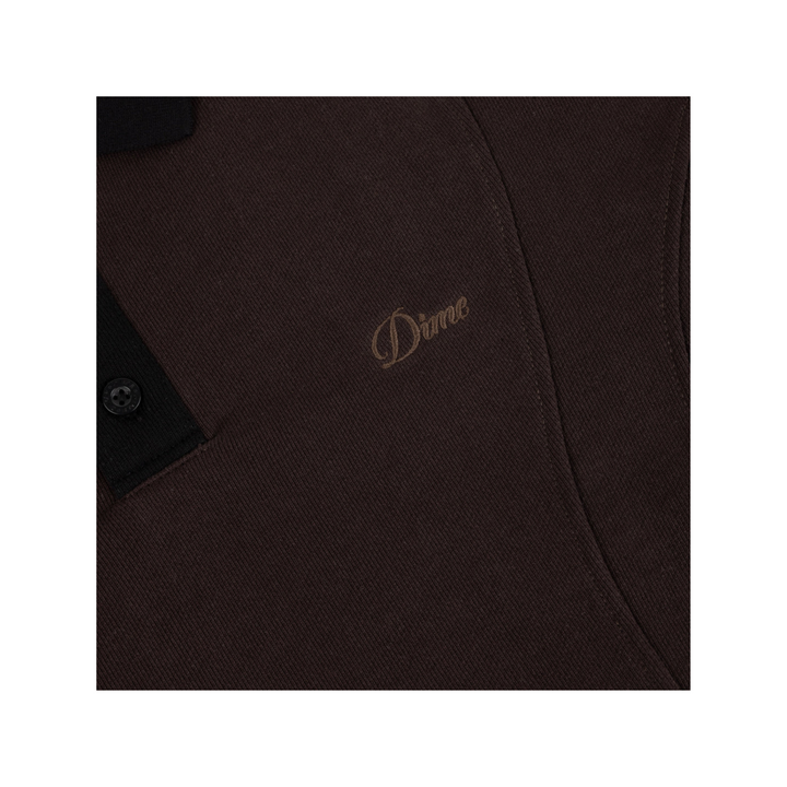 DIME - FRENCH TERRY RUGBY - BROWN -
