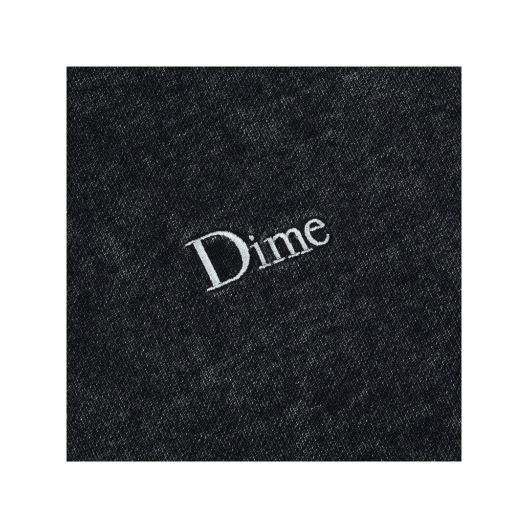 DIME - CLASSIC FRENCH TERRY HOODIE - FADED BLACK -