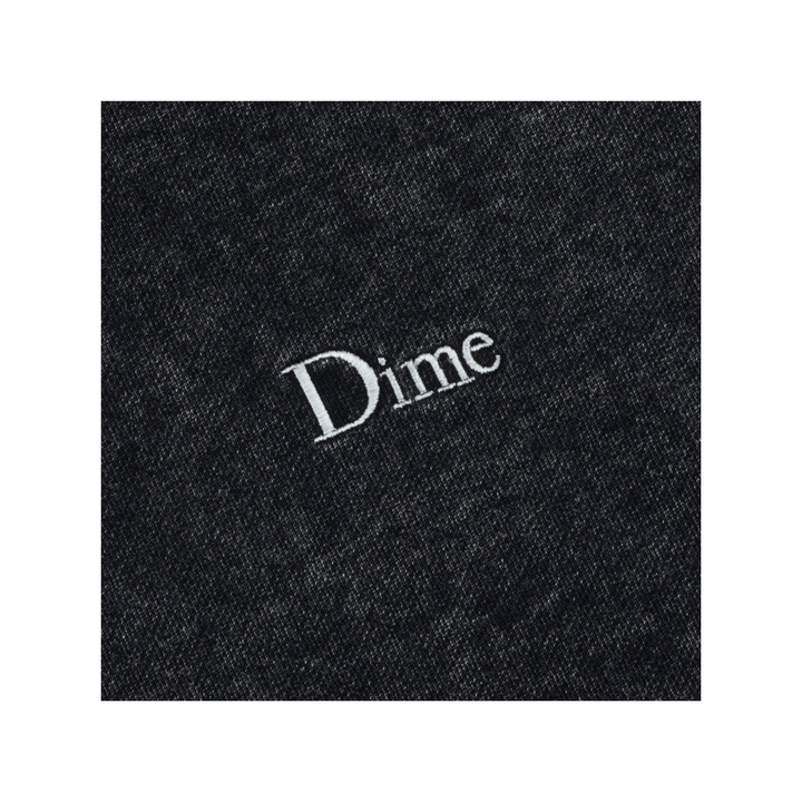 DIME - CLASSIC FRENCH TERRY HOODIE - FADED BLACK -