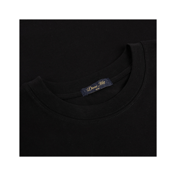 DIME - CURSIVE SMALL LOGO T-SHIRT - BLACK -
