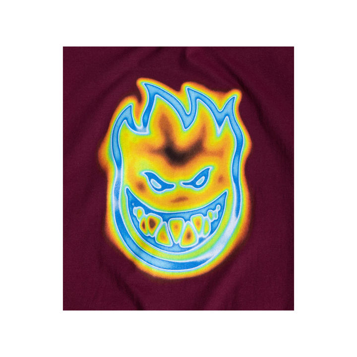 SPITFIRE - RADIOACTIVE TEE - BURGUNDY