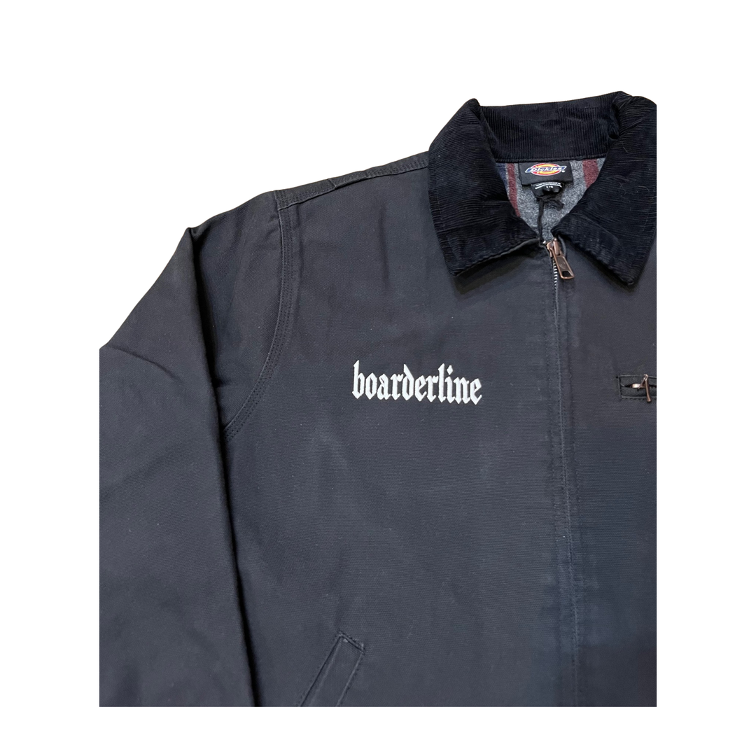BOARDERLINE - DICKIES EMBROIDERD LINED JACKET - BLACK -