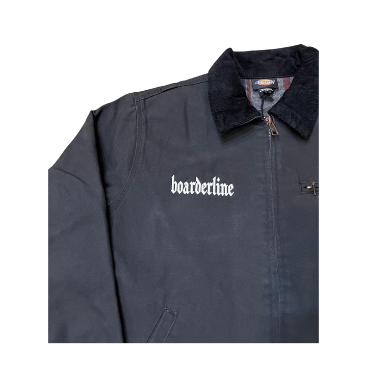 BOARDERLINE - DICKIES EMBROIDERD LINED JACKET - BLACK -