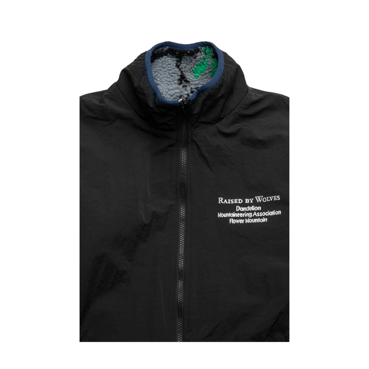 RAISED BY WOLVES - DMA REVERSABLE FLEECE JACKET - BLACK -