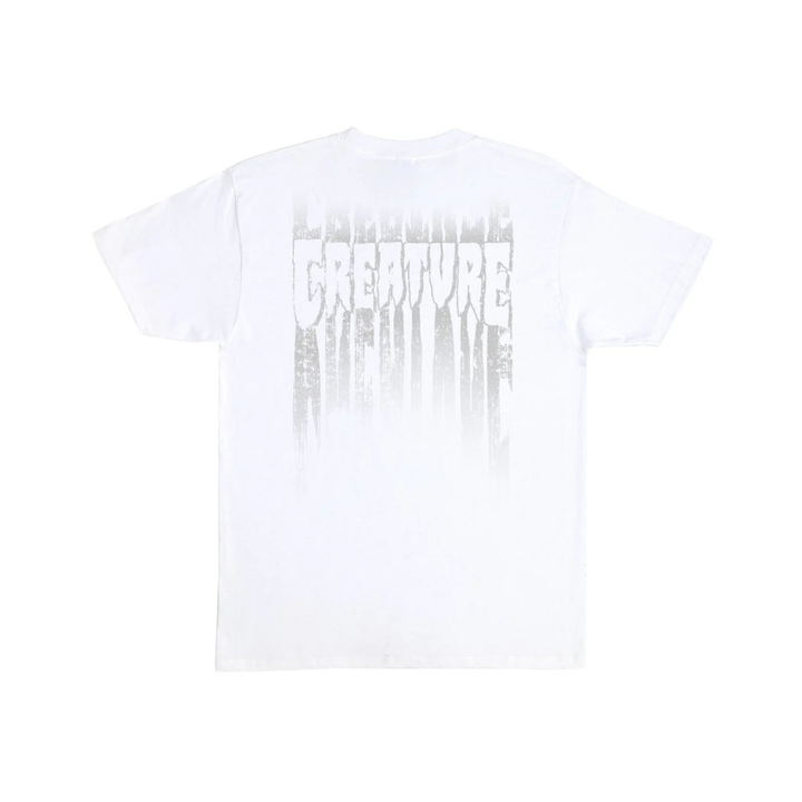 CREATURE - T-SHIRT TATTERED - WHITE -