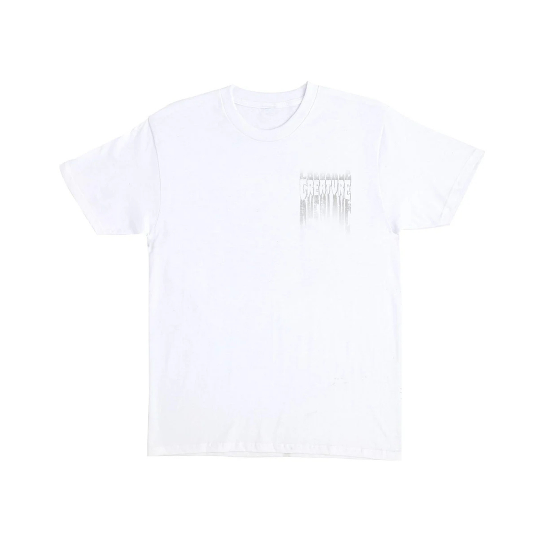 CREATURE - T-SHIRT TATTERED - WHITE -
