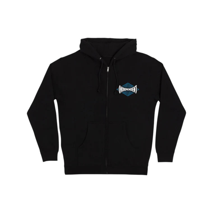 INDEPENDENT - VERTIGO SPAN ZIP HOODIE - BLACK -