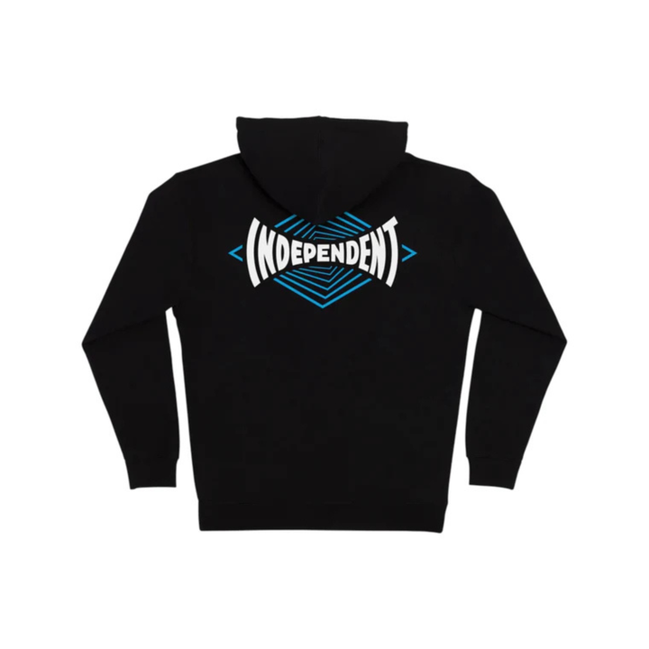 INDEPENDENT - VERTIGO SPAN ZIP HOODIE - BLACK -
