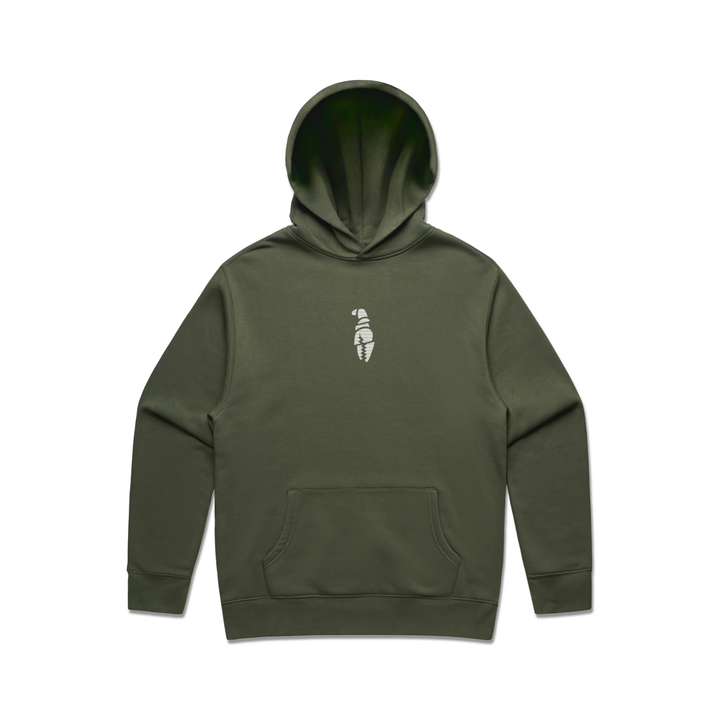 CRAB GRAB - CHOPPED HOODIE - GREEN -