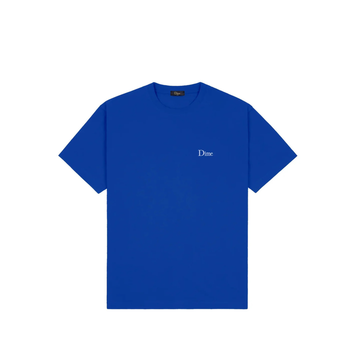 DIME - CLASSIC SMALL LOGO T-SHIRT NAVY BLUE -