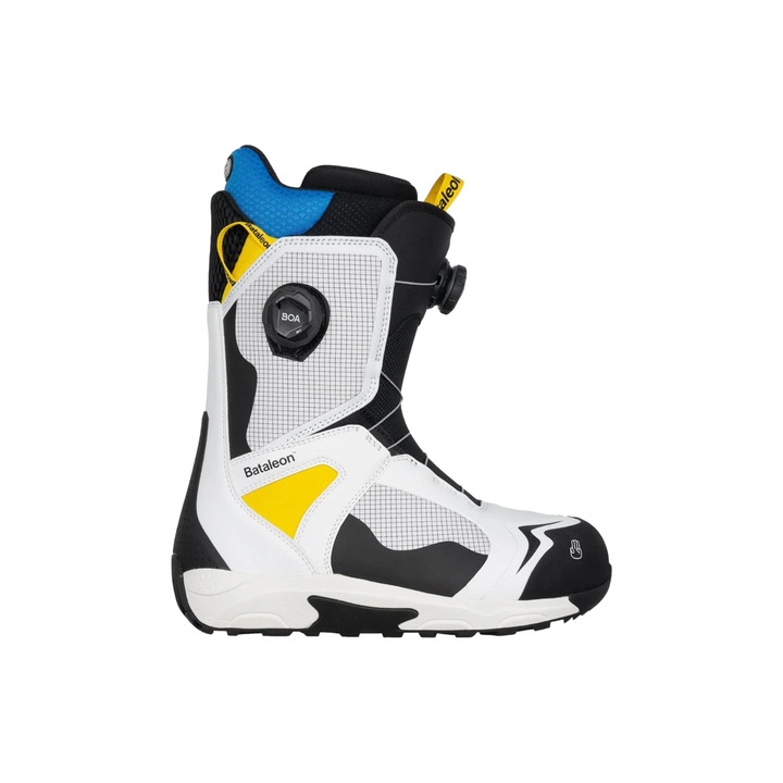 BATALEON - RAVE DOUBLE BOA SNOWBOARD BOOTS - WHITE - 25/26 -