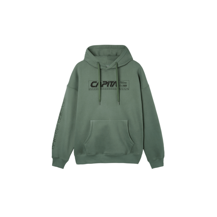 CAPITA - FRACTURED HOODIE - LIGHT OLIVE -