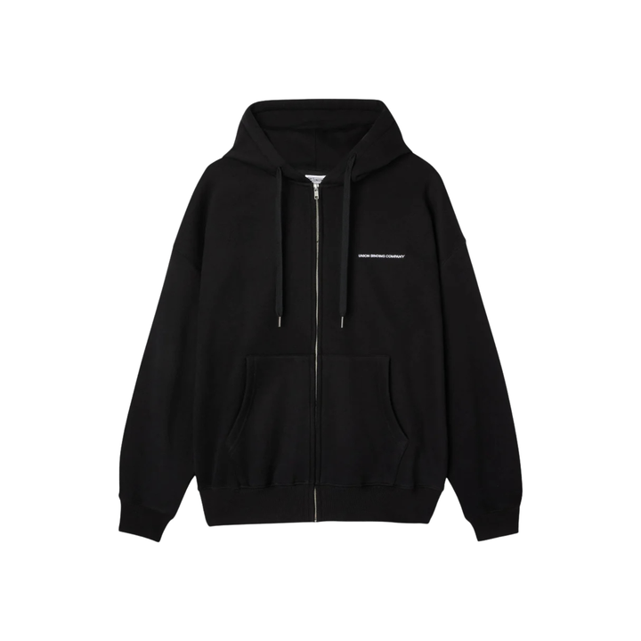 UNION - 2O YR ZIP HOODIE - BLACK -