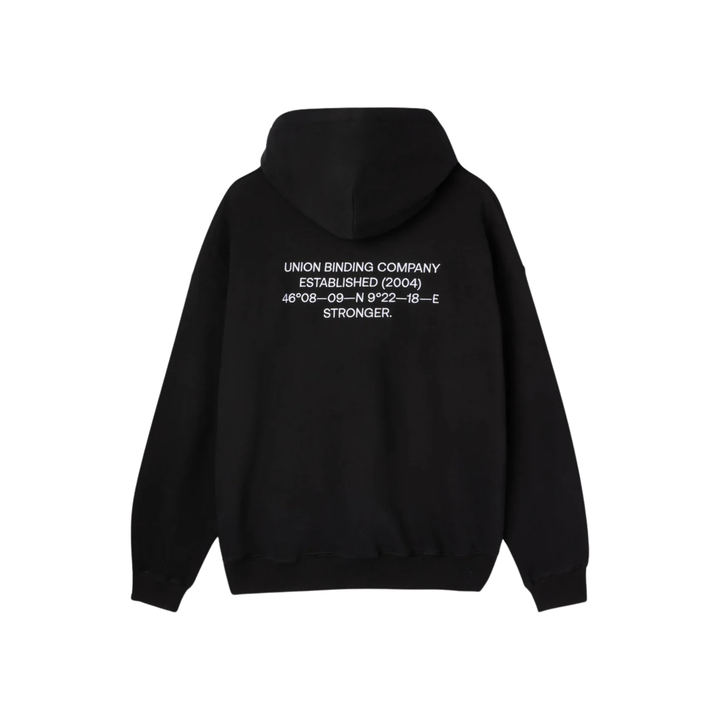 UNION - 2O YR ZIP HOODIE - BLACK -