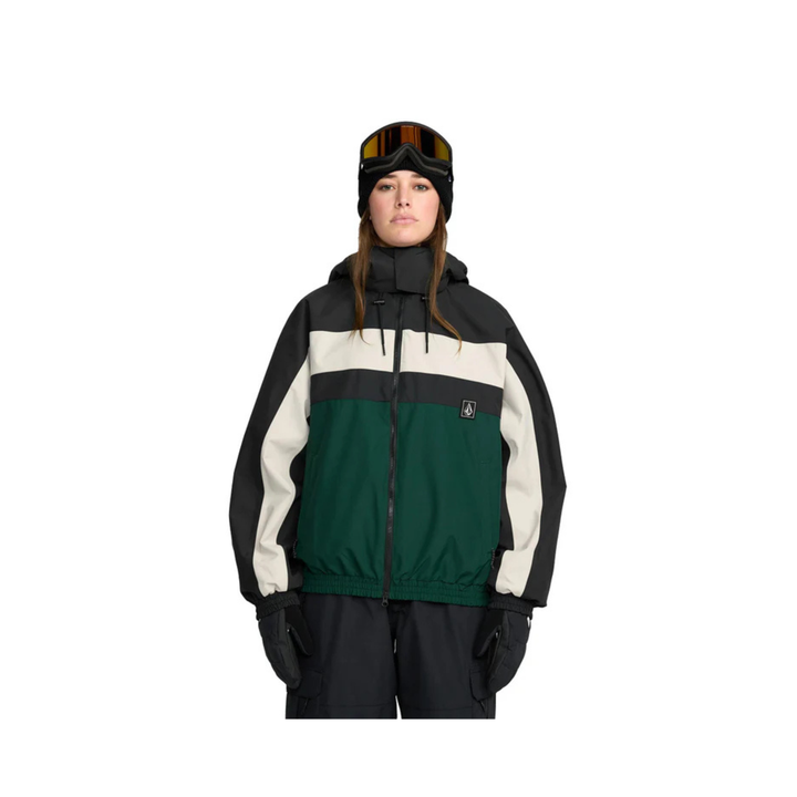 VOLCOM - DLM JACKET - BLACK GREEN -25/26