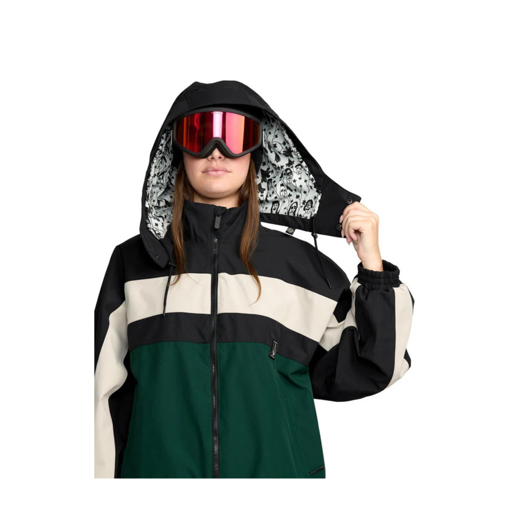 VOLCOM - DLM JACKET - BLACK GREEN -25/26