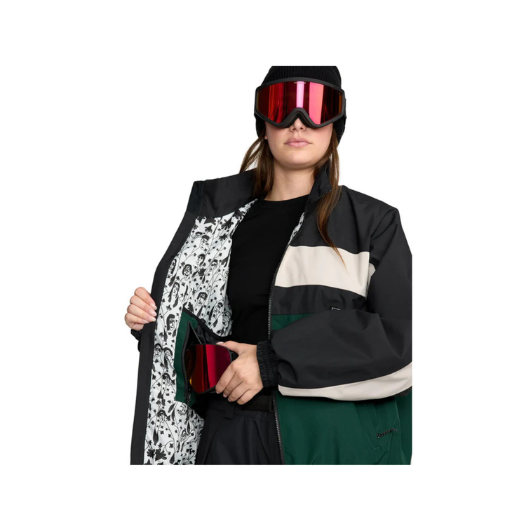 VOLCOM - DLM JACKET - BLACK GREEN -25/26