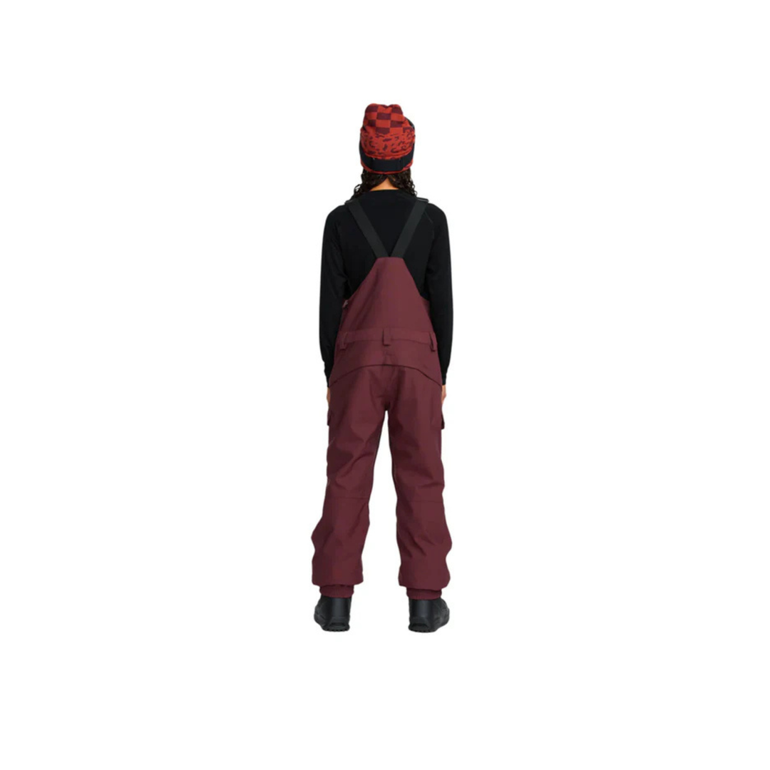 VOLCOM - CRESTON 3D STRETCH BIB - OXBLOOD - 25/26