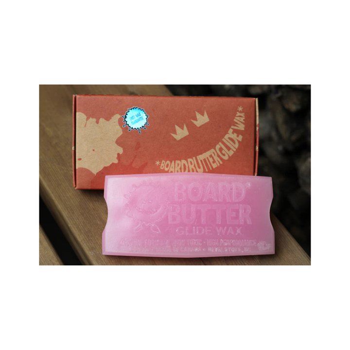 BOARD BUTTER GLIDE WAX - 90G  - WARM - TEMP WAX (-6C AND UP) - PINK -