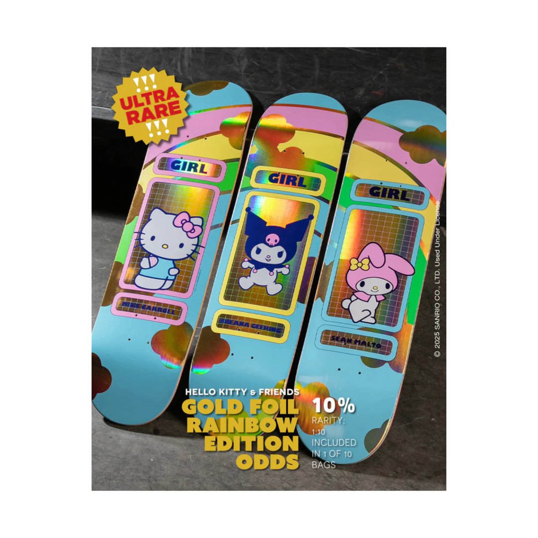 GIRL - MALTO HELLO KITTY RAINBOW DECK 8.25'' BLIND BAG