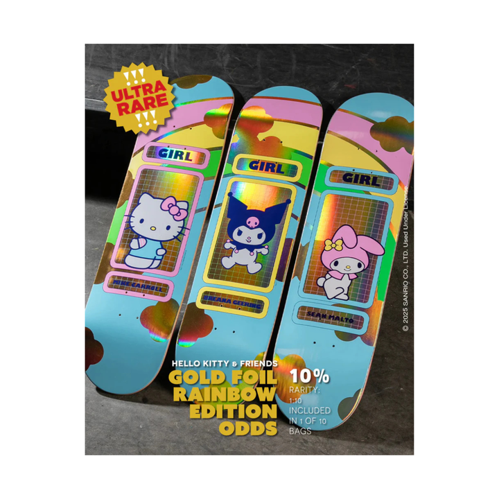 GIRL - MALTO HELLO KITTY RAINBOW DECK 8.25'' BLIND BAG