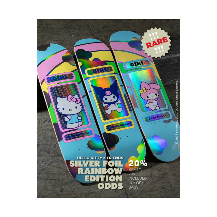 GIRL - MALTO HELLO KITTY RAINBOW DECK 8.25'' BLIND BAG