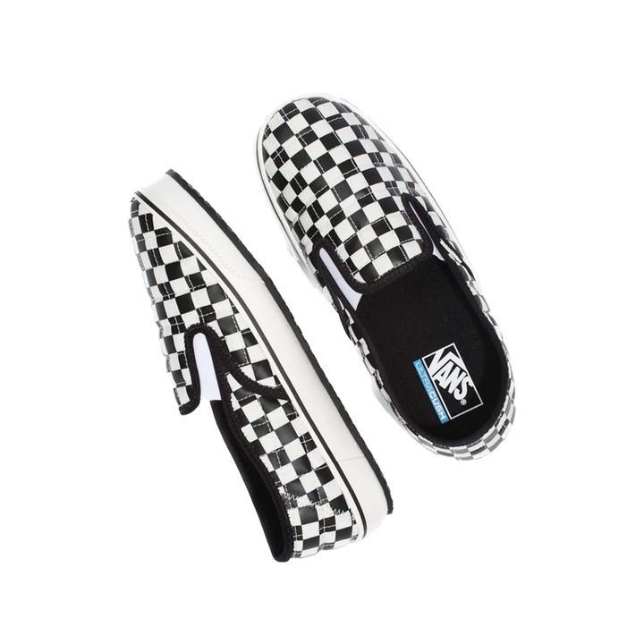 VANS - SLIP-ER CHECKERBOARD - BLACK/WHITE -