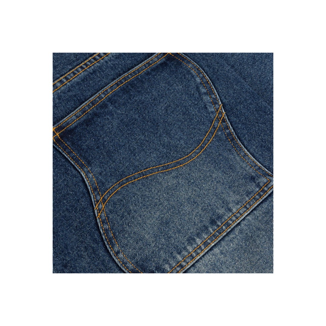 DIME - BAGGY DENIM PANTS - SANDBLASTED NIGHT INDIGO -