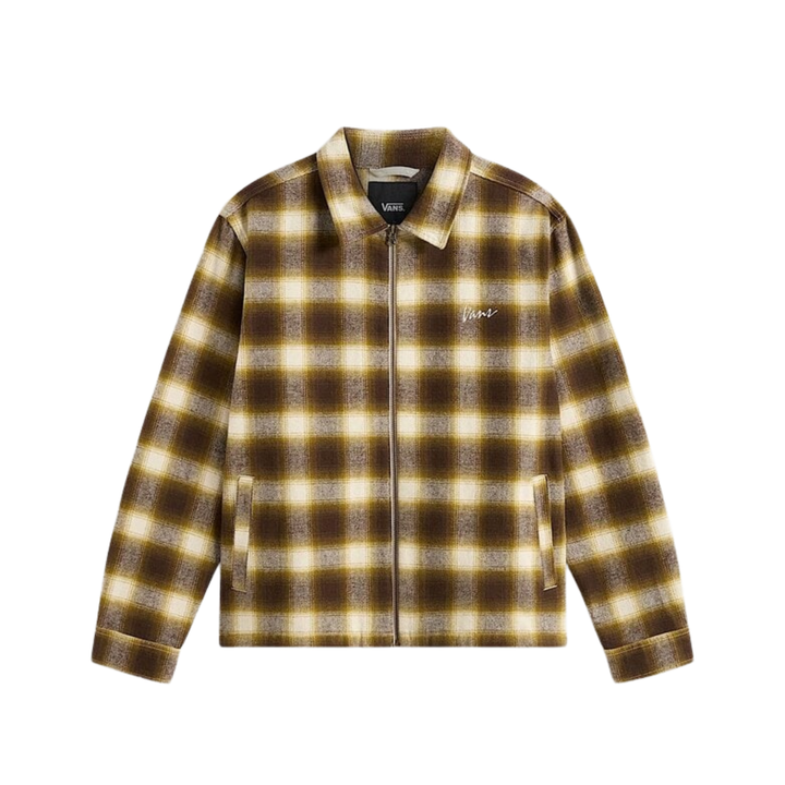 VANS - CRESTMONT PLAID SHACKET - OATMEAL -