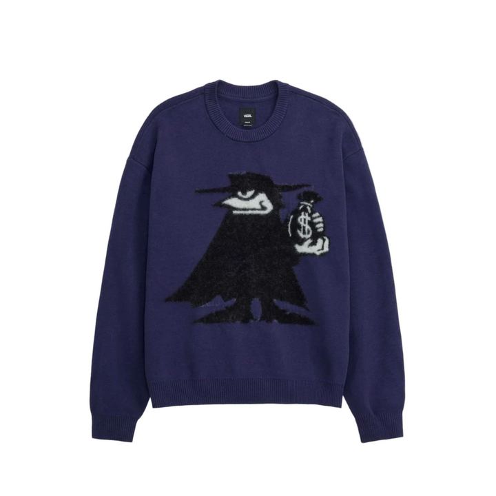 VANS - CLASSIFIED CREW SWEATER - DEEP TWILIGHT -