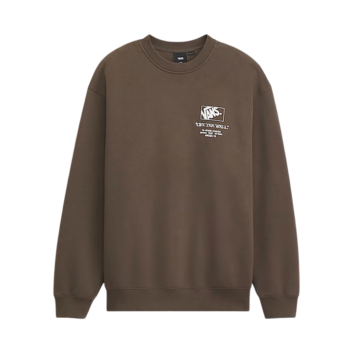 VANS - CIRCLE BONES FORMULA CREW - COAL BROWN -