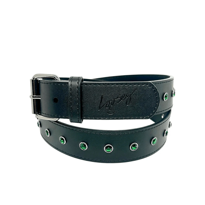 LOOSEY - RHINESTONE BLACK BELT - OS