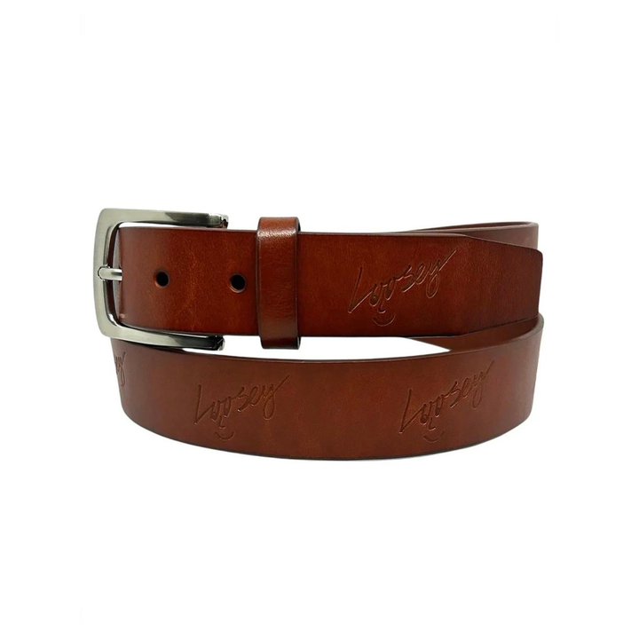 LOOSEY - PREMIUM LEATHER BROWN BELT - OS