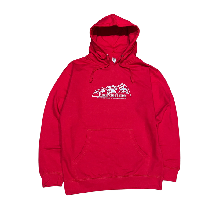 BOARDERLINE - DEATH MOUNTAIN HOODIE - RED
