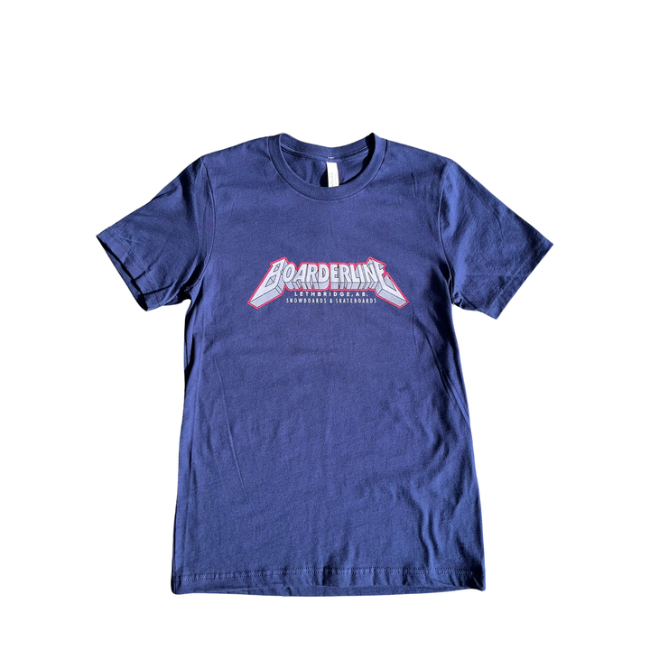 BOARDERLINE - "METALLICA" LOGO - NAVY