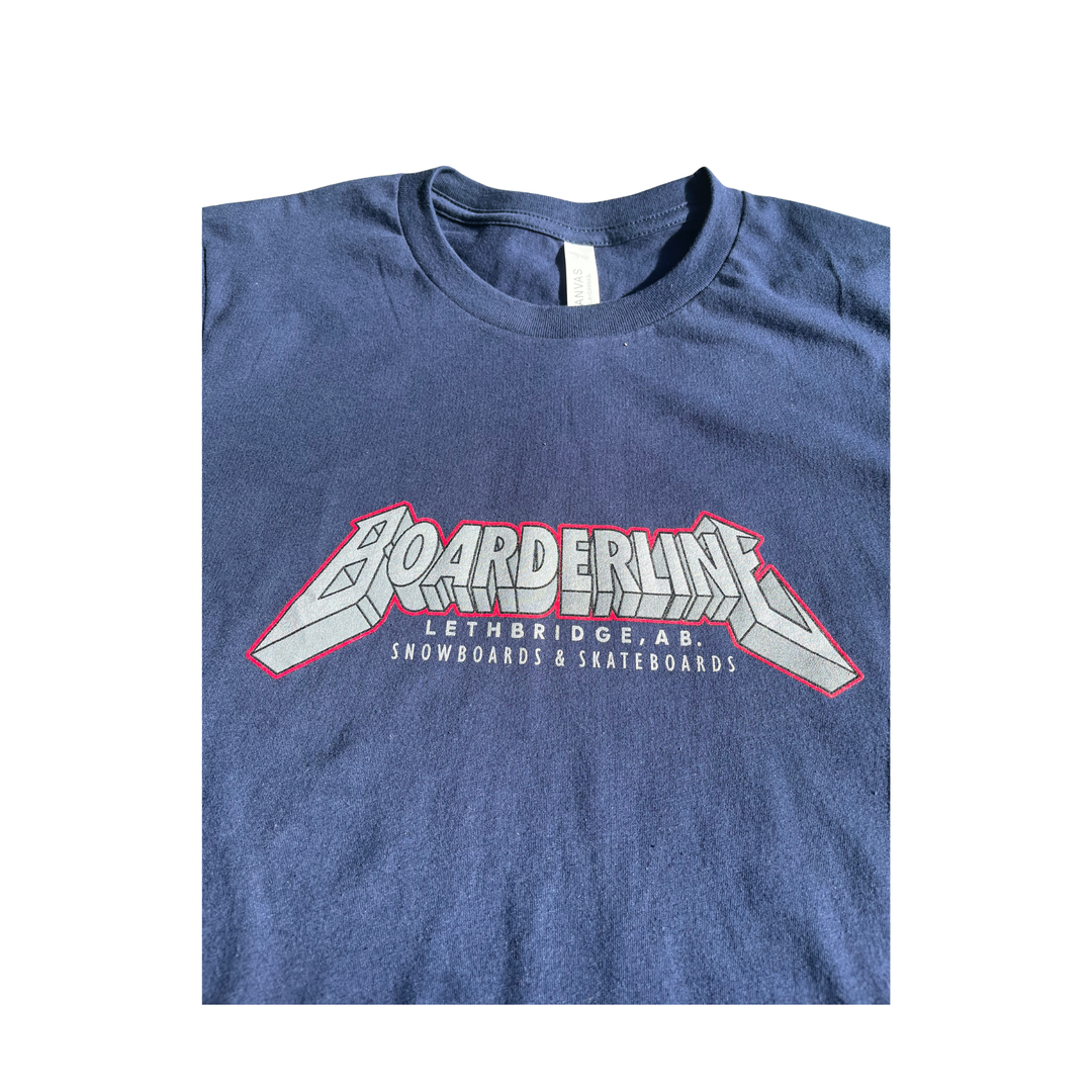 BOARDERLINE - "METALLICA" LOGO - NAVY
