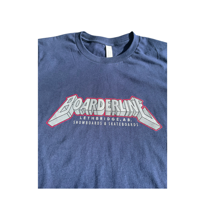 BOARDERLINE - "METALLICA" LOGO - NAVY