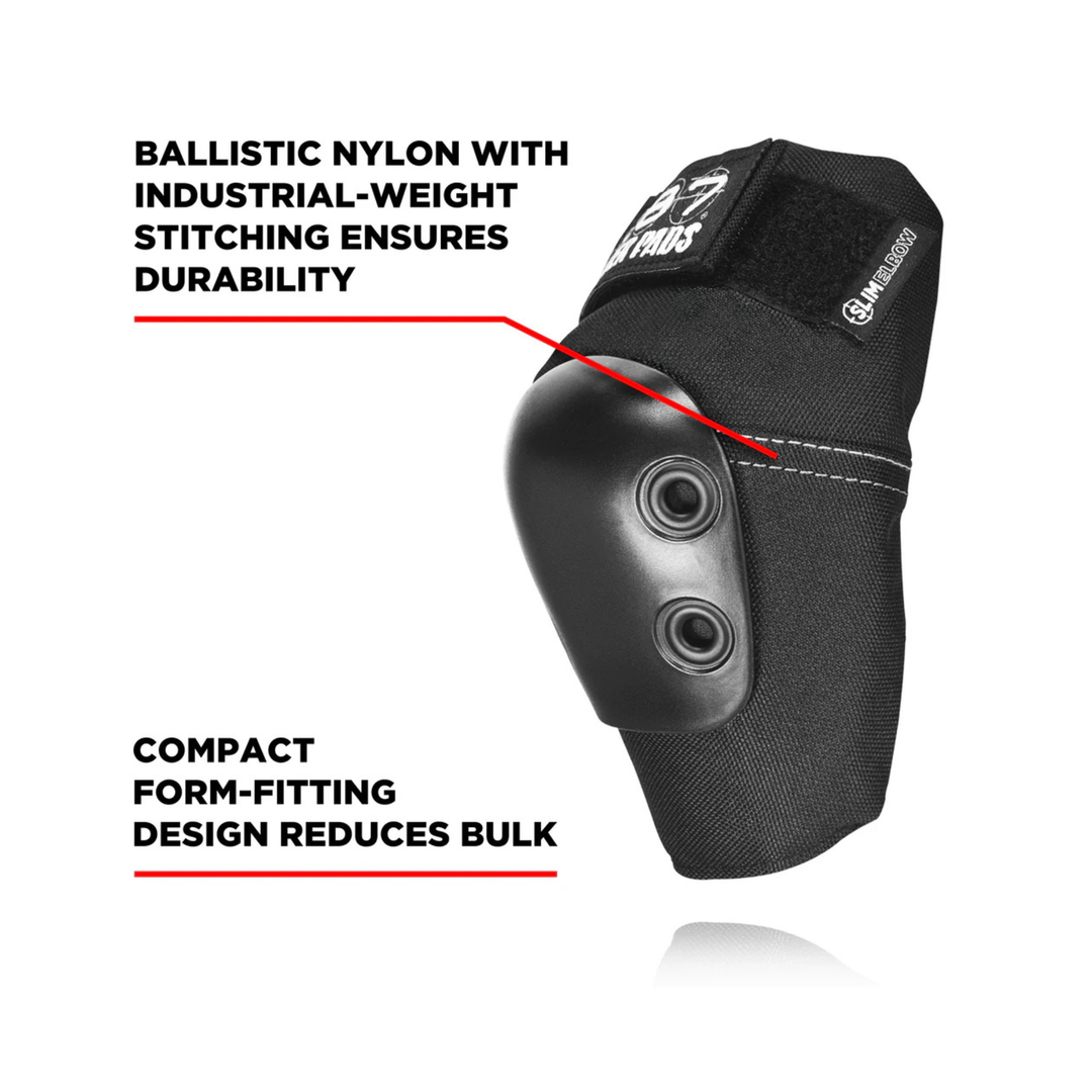 187 - SLIM ELBOW PADS - BLACK