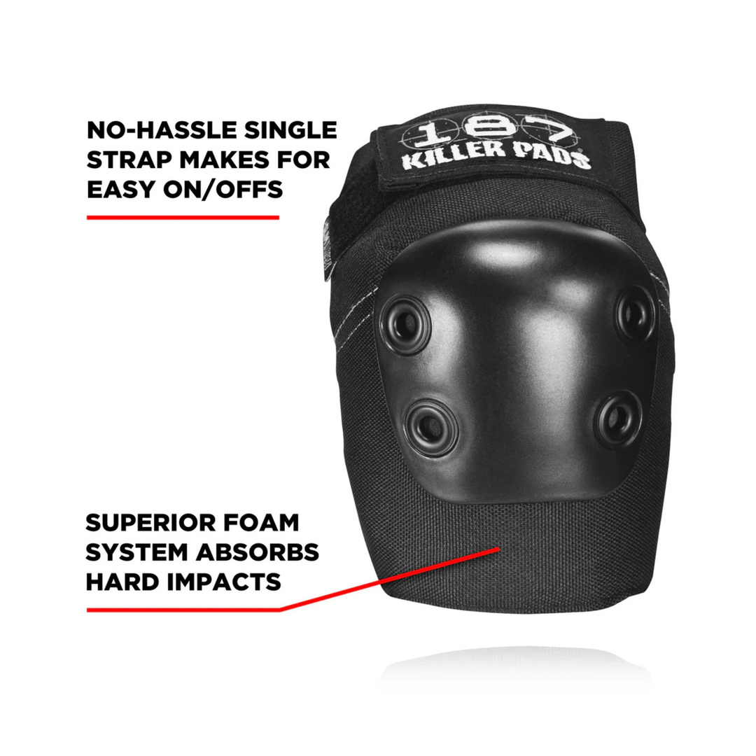 187 - SLIM ELBOW PADS - BLACK