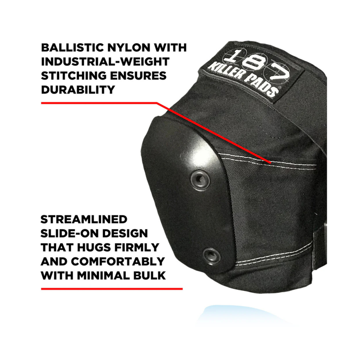 187 - SLIM KNEE PADS - BLACK -