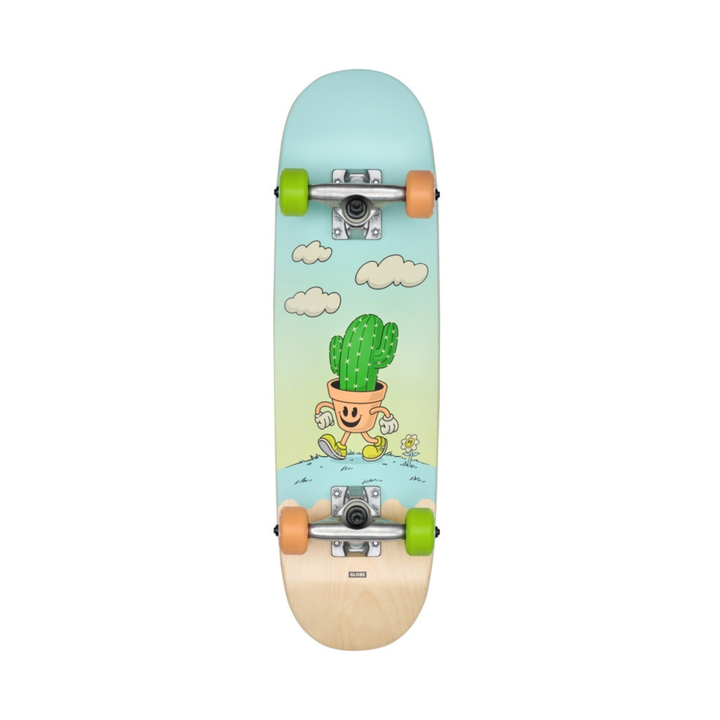 GLOBE - KIDS SOFTIE MICRO COMPLETE SKATEBOARD 7.125'' - CACTI GUY -