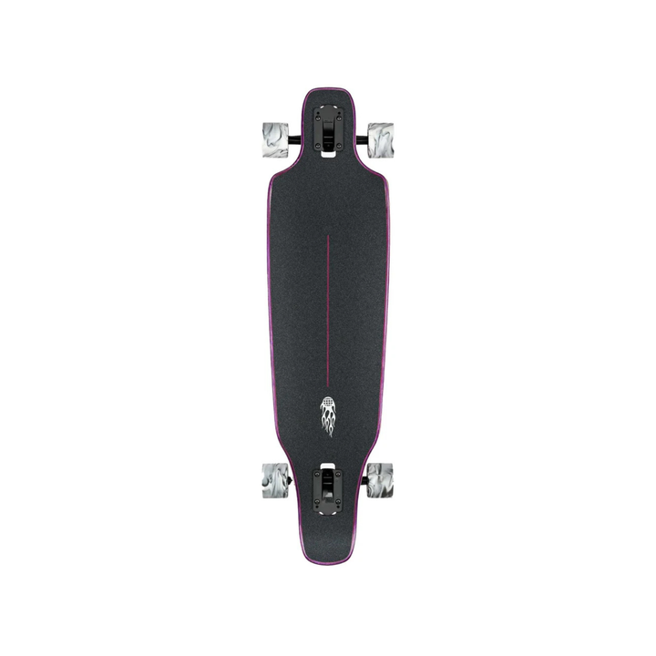 GLOBE - OUTLINER COMPLETE LONGBOARD 36'' - PURPLE FLAMES -