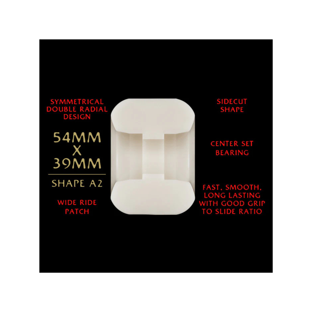 POWELL PERALTA - DRAGON FORMULA WHEELS A2 93A - RED - 54MMX39MM