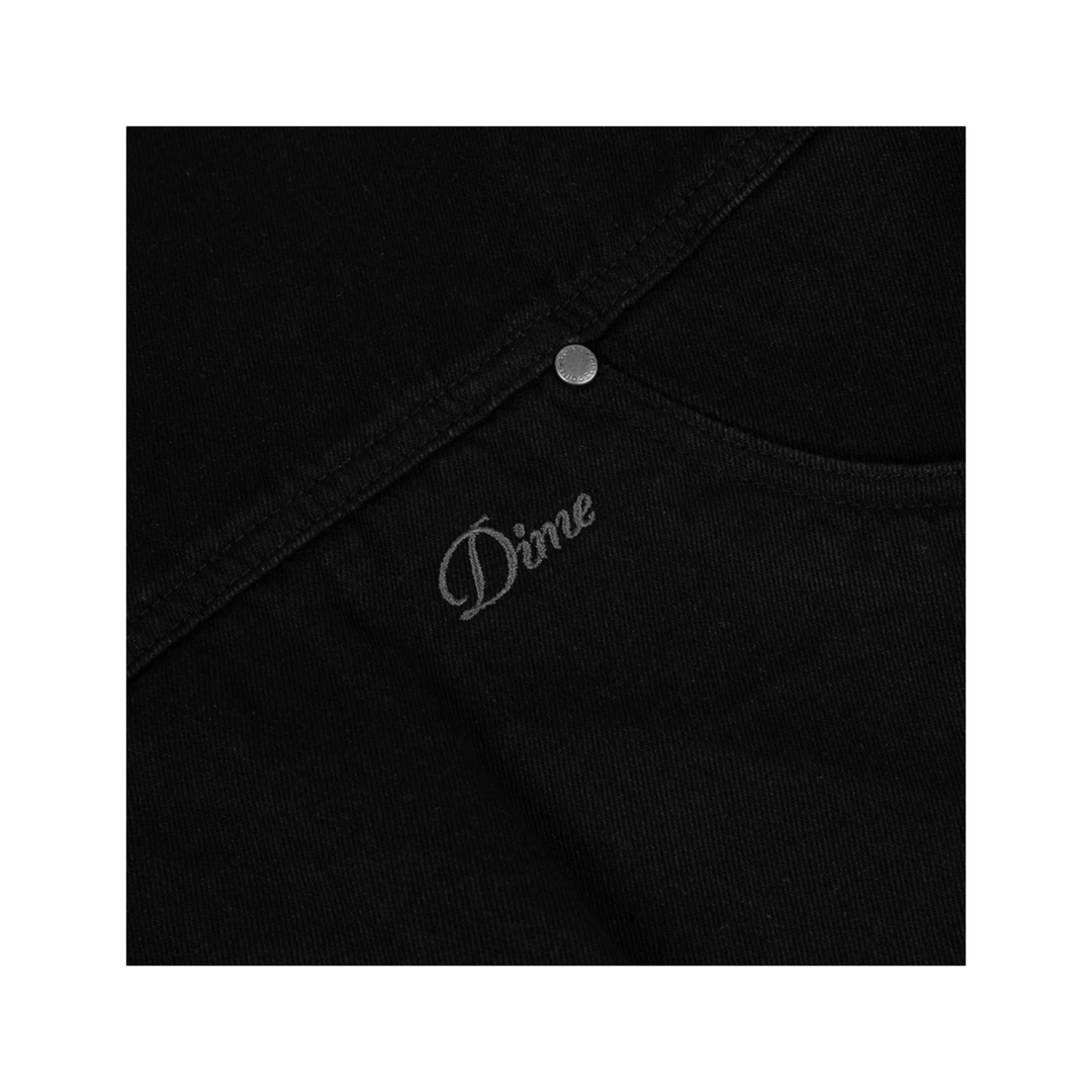 DIME - HOODED JACKET - BLACK -