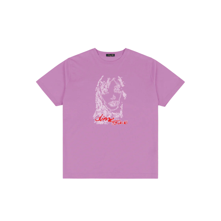 DIME - ABSTRACT  T-SHIRT - LILAC -