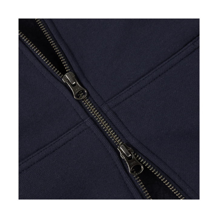 DIME - MARATHON ZIP HOODIE - NAVY -